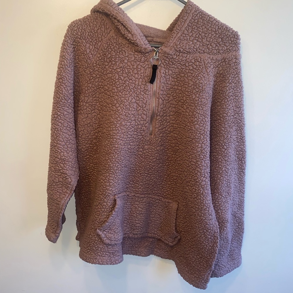 Teddy bear jacket with pockets